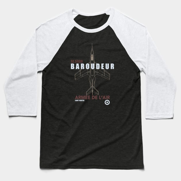 S.E.5000 Baroudeur Baseball T-Shirt by TCP